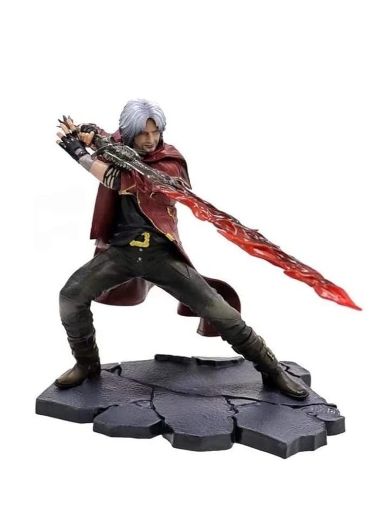 general 25cm Devil May Cry 5 Dante PVC Action Figure Model Toy Decoration Collection Gift Gift Gift Game Trading Unique Anime Shape - Image 1