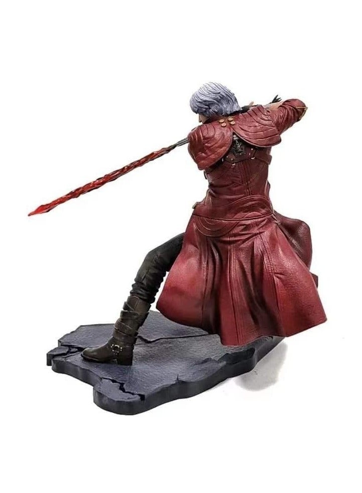 general 25cm Devil May Cry 5 Dante PVC Action Figure Model Toy Decoration Collection Gift Gift Gift Game Trading Unique Anime Shape - Image 3