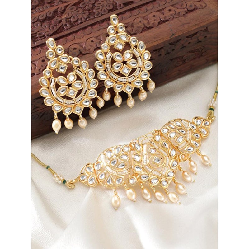 Rubans Beaded Design & Traditional Jewelry Necklace Set for Women & Girls | Handcrafted Jewelry | Ideal for Weddings, Ethnic Wear & Festive Occasions - Image 3