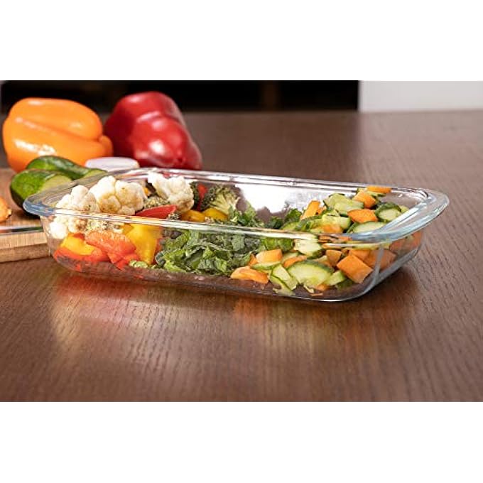 rayihni Glass Baking Dish 1 Liter  Piece Clear - Image 2