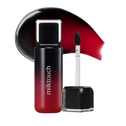 MILKTOUCH Black Peel Off Lip Tattoo LongLasting Matte Lip Waterproof TransferProof Highly Pigmented StayOnAllDay Lip Tint Stain 45g 03 Black Apple - Image 1