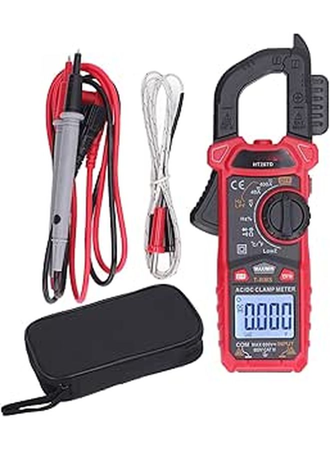 Digital Clamp Voltmeter Tester with LED Flashlight Auto Shut Off Low Power Indicator - Image 1