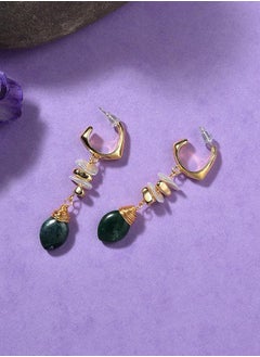 Gold Plated Pearl Beaded Drop Earring