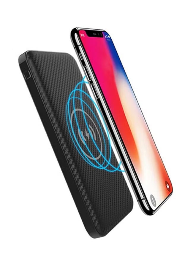 VEGER بنك طاقة لاسلكي بسعة 20000 مللي أمبير - شاحن محمول عالي السعة 1027 واط مع شحن سريع، USB-C ومخرج لاسلكي - بطارية خارجية رفيعة، سوداء للهواتف، والأجهزة اللوحية، والأجهزة أثناء التنقل - Image 3