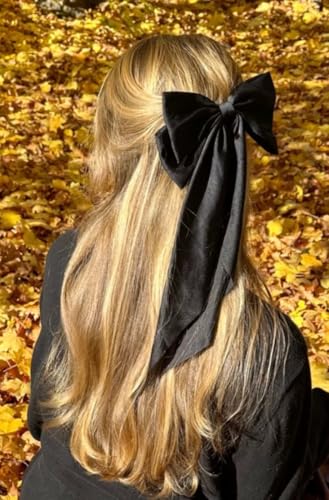 Tobeffect Hair Bows for Women Girls 8 PCS Hair Ribbon Bow Hair Clips with Long Tails Vintage Hair Accessories for Women - Image 3