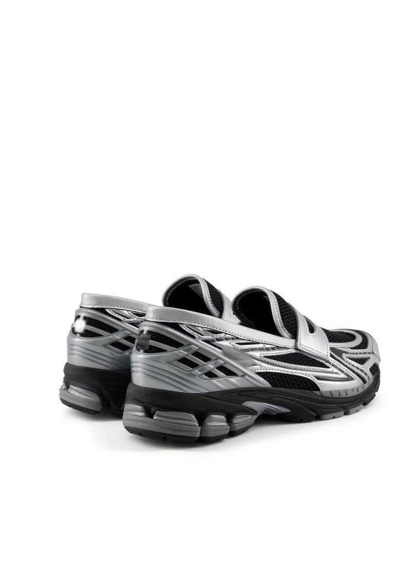Casual Loafers/Slip-on Sneakers Shoes Silvery/Black For Women/Men/Students - Image 3
