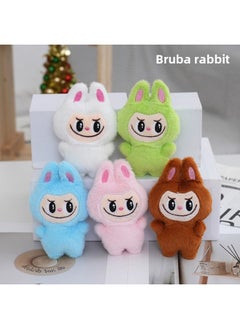 Generic Cute Dress-up Labub Doll Labub Plush Toy Keychain Pendant Schoolbag Pendant Doll-Color:Individually Packaged In White Opp Bags  - Image 2
