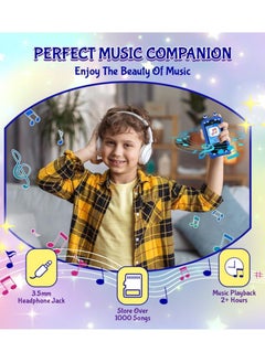 ERTYU Kids Smart Phone Toys for Boys Ages 3-7 with Dual Camera - Toddler Phone Toys with Learning Games, Travel Toys with MP3 Music Player for Birthday Gifts for 3 4 5 6 7 Year Old Kids (Blue1)  - Image 5