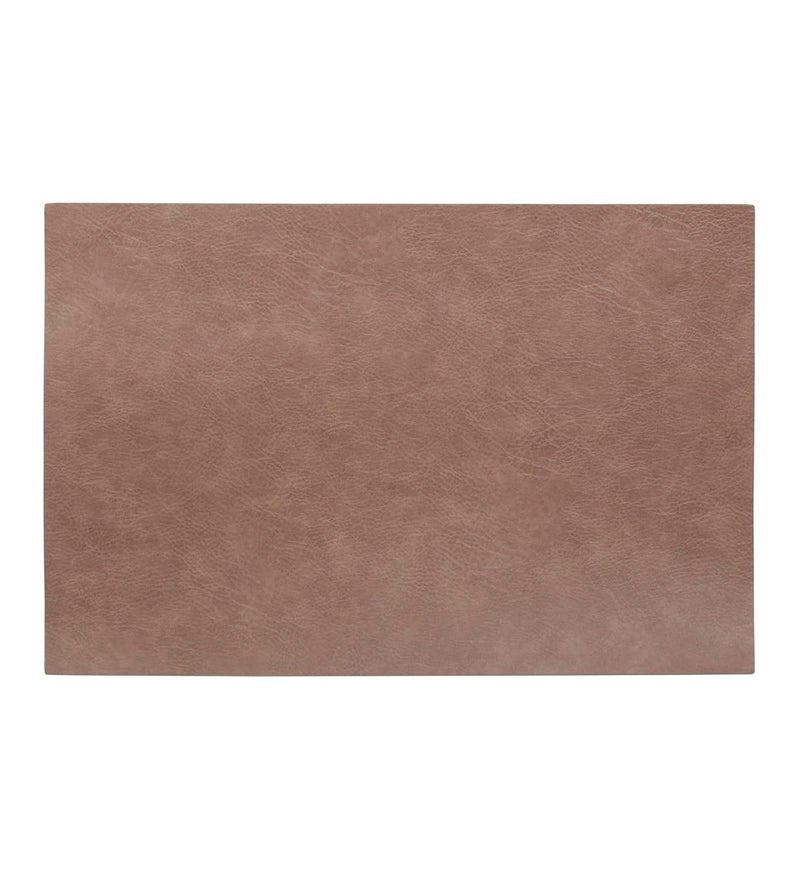 OBSESSIONS Set of 6 Premium Dark Brown PVC Table Placemats (30x45 cm) - Heat Resistant, Water Repellent, Wipeable, Stain Resistant, and Easy to Maintain - Perfect for Protecting Your Dining Table - Image 2