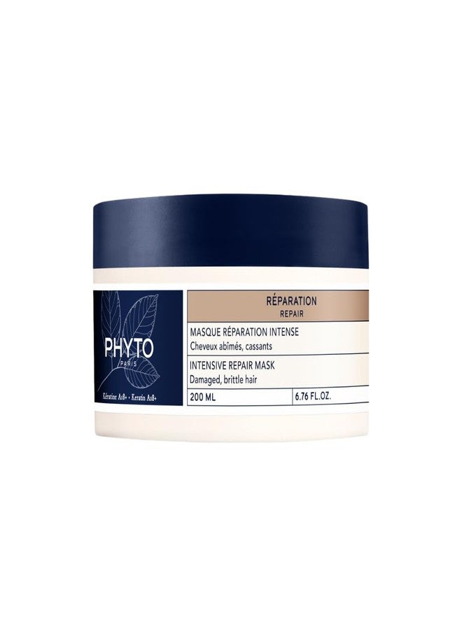 PHYTO PARIS REPAIR Intensive Restructuring Mask, Vegan, Silicone Free, Restores and Strengthens Damaged Hair and Brittle Hair Fibers, 6.76 fl.oz. - Image 1