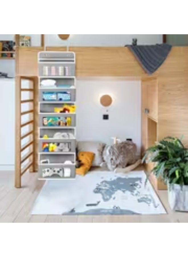 erorex 5-Tier Heavy-Duty Hanging Shelf Organizer – Large Capacity Anti-Tip Multilevel Storage Unit, Space-Saving Vertical Hanging Box for Closet & Small Spaces - Image 3