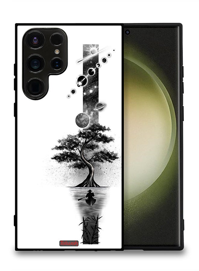 Tolwak Samsung Galaxy S23 Ultra 5G Protective Case Cover Earth Space Art - Image 2