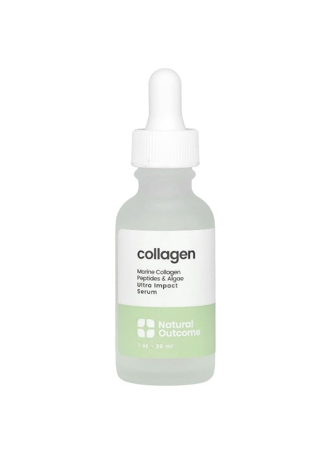 natural outcome Natural Outcome, Collagen, Ultra Impact Serum, Fragrance Free, 1 oz (30 ml)  - Image 1