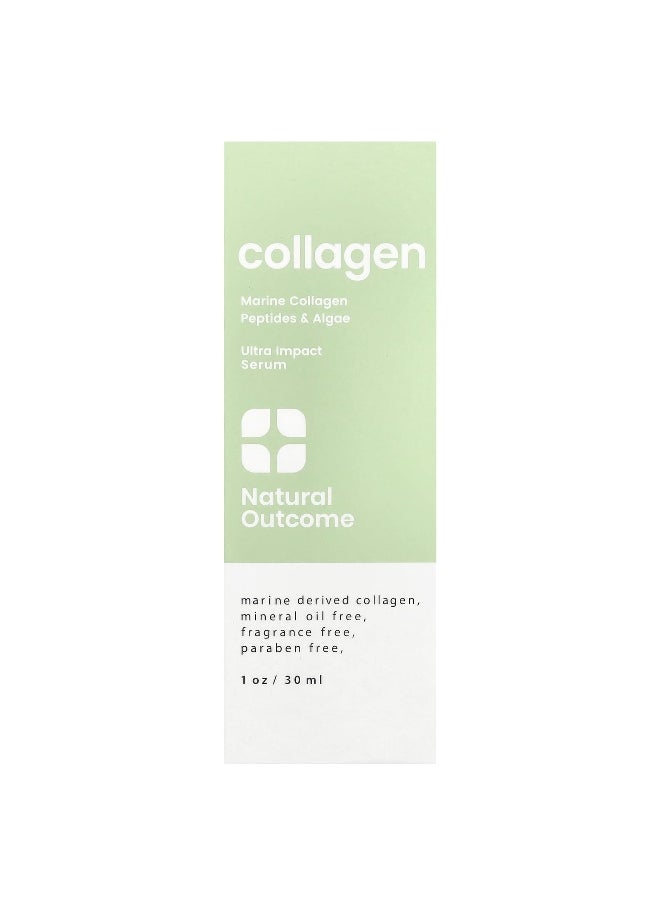 natural outcome Natural Outcome, Collagen, Ultra Impact Serum, Fragrance Free, 1 oz (30 ml)  - Image 2