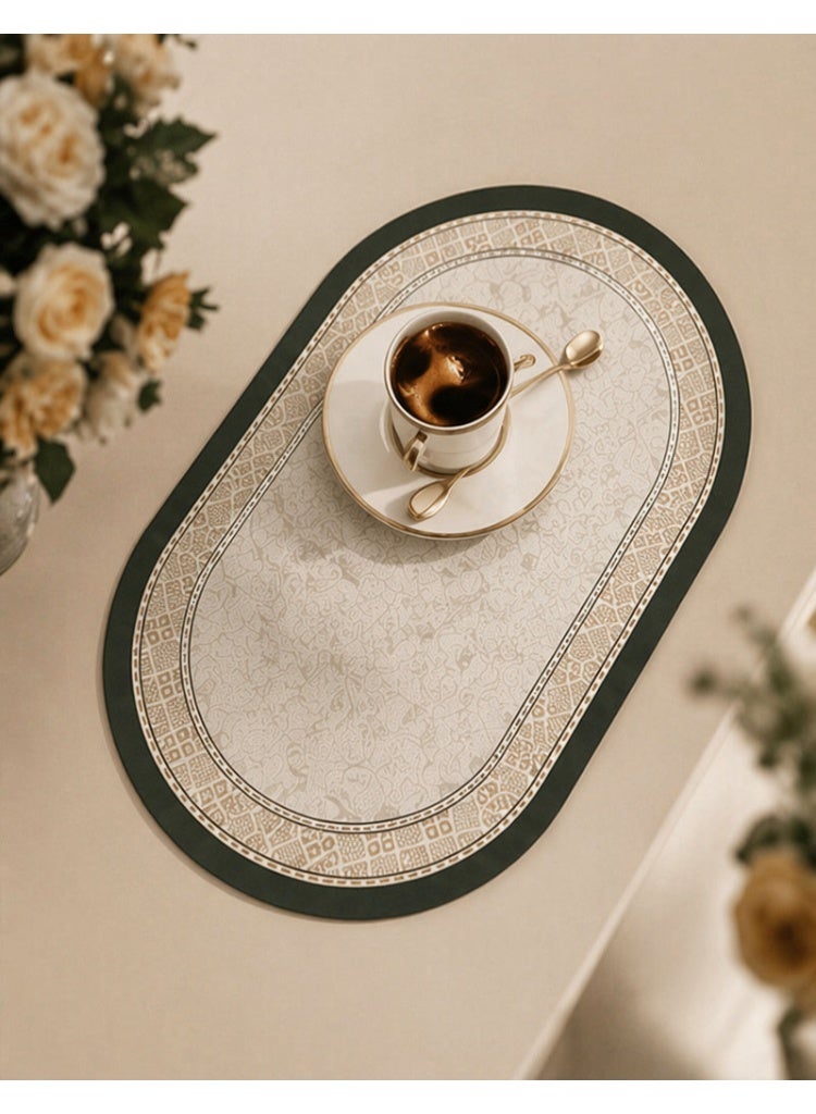 Hirospace Placemats Set,Set Of 8 Heat Resistant Stain Resistant Woven PVC Insulation Placemats,Durable Washable Elegant Table Mats For Dining - Image 2