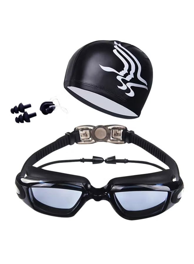 JAKTK Electroplating fashion swimming goggles (with swimming cap and earplugs) - Image 1