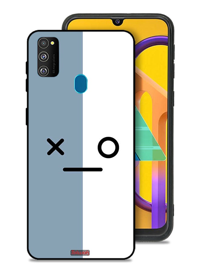 Tolwak Samsung Galaxy M30s Protective Case Cover Face Icons - Image 1