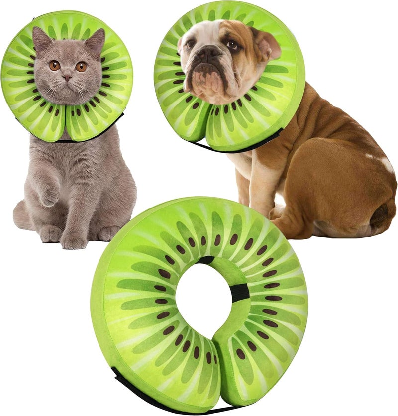 Cneo Recovery Donut Collar for Dogs & Cat(Green,XL) - Image 1