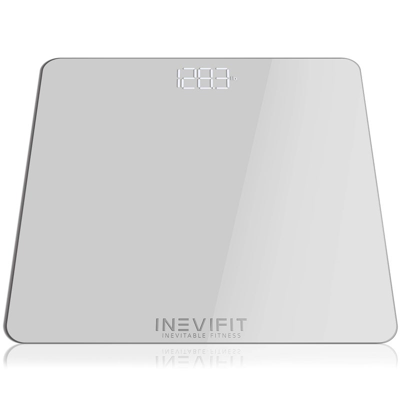 INEVIFIT Bathroom Scale Highly Accurate Digital Bathroom Body Scale Measures Weight up to 400 lbs Includes Batteries