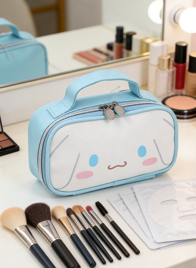 حقائب مكياج كرتونية لطيفة، حقائب مكياج مقاومة للماء، حقائب أدوات الزينةCinnamoroll، حقائب سفر نسائية، حقائب العناية بالبشرة - Image 1