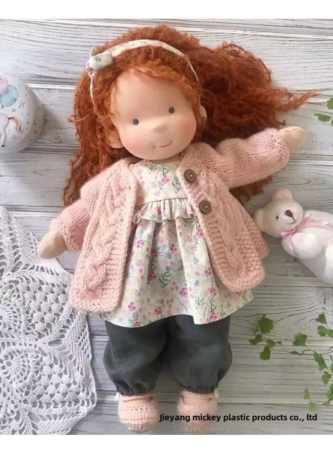 Cloth Dolls Toy For Girls Traditional Handmade Strawberry Dolls Soft Stuffed Educational Toys For Kids-Color:No. 5 Cotton Doll】 - Image 1