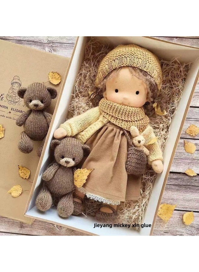 Cloth Dolls Toy For Girls Traditional Handmade Strawberry Dolls Soft Stuffed Educational Toys For Kids-Color:No. 5 Cotton Doll】 - Image 3