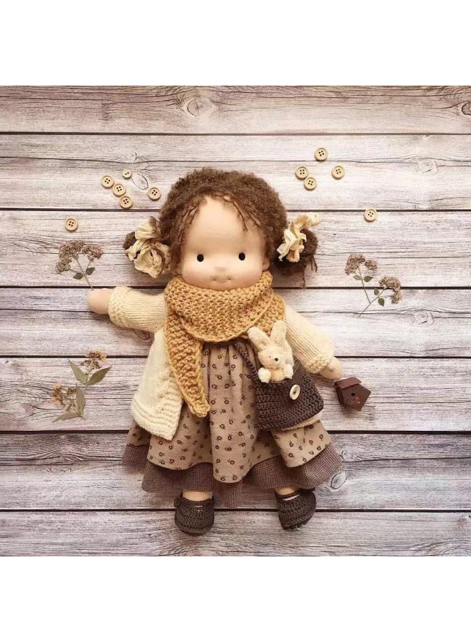 Cloth Dolls Toy For Girls Traditional Handmade Strawberry Dolls Soft Stuffed Educational Toys For Kids-Color:No. 5 Cotton Doll】 - Image 4