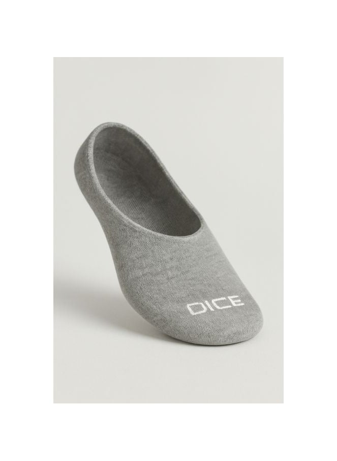 DICE Pack of 3 Invisible No Show Socks with with Anti-Slip Silicone - Image 3