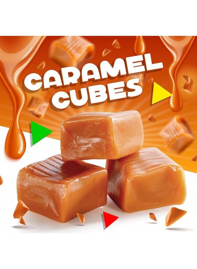 LAETAFOOD Caramel Cubes Candy | 1 Pound Bag - Approx. 65 Count | Classic Chewy Treat, Individually Wrapped - Image 4