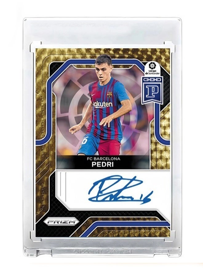 بانيني بطاقة كرة قدم بتوقيع بيدري، بطاقة تداول موقعة، إصدار ريفراكتور للمجمعين، تذكارات وبطاقات رياضية لعشاق كرة القدم وهواة الجمع - Image 1