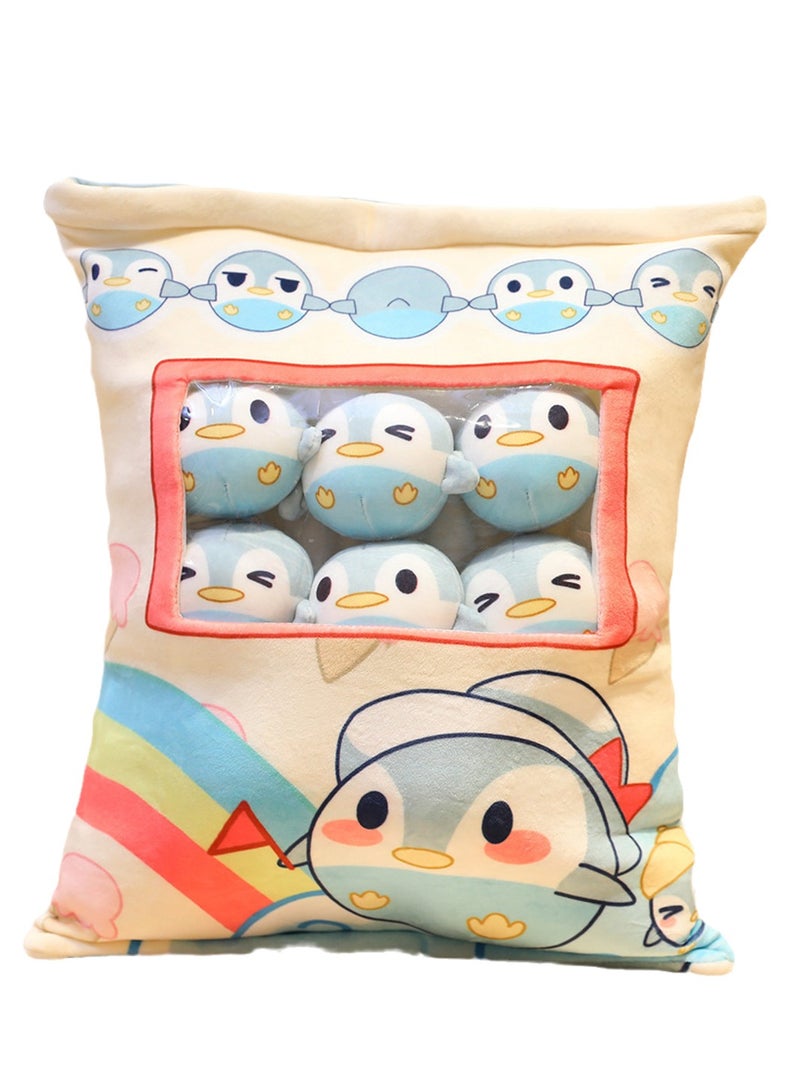 Creative round toys cute cartoon dolls a big bag of creative plush toys  - Image 1