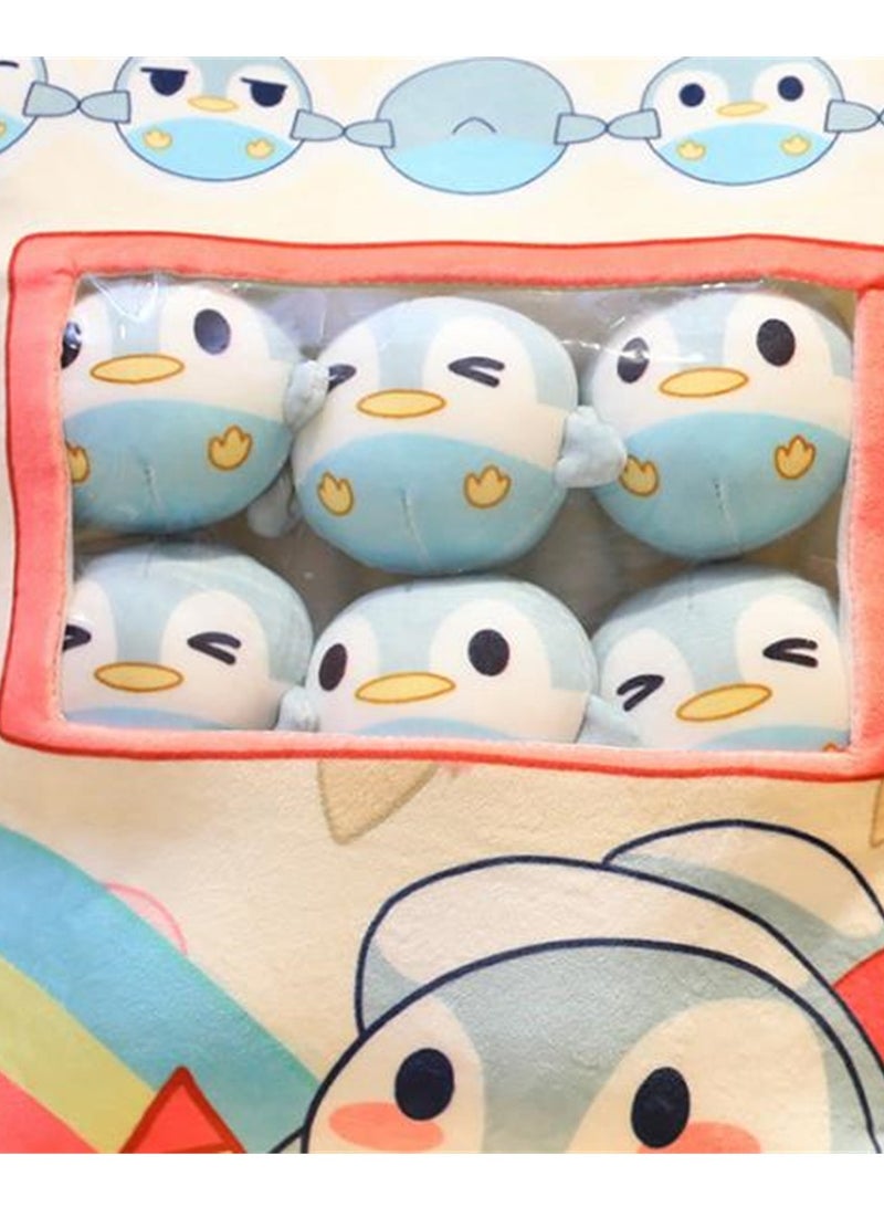 Creative round toys cute cartoon dolls a big bag of creative plush toys  - Image 3