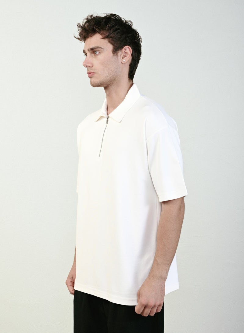 Marrakech Short Sleeves Polo Shirt for Men – White - Image 2