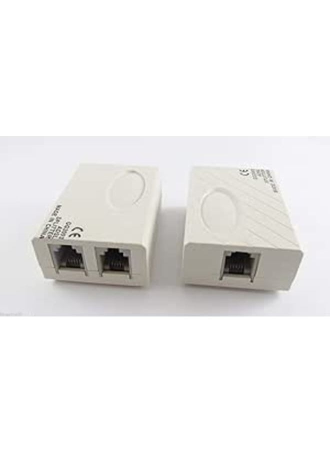 Generic - Generic ADSL Broadband Modem Telephone Phone Line Splitter Filter RJ11 - Image 1