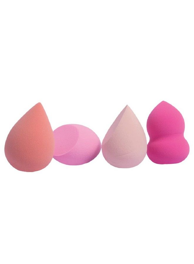 GUBB Beauty Blender For Face Makeup ; Foundation Blending Beauty Sponge Flawless For Liquid Cream Foundation & Powder ; Multicolor Makeup Sponge (Peach & Pink) Set Of 4 - Image 3