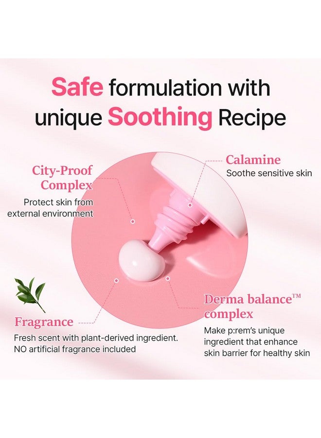 MAKEP:REM MAKE P:REM Soothing Pink Tone Up Sun Cream, Mineral Sunscreen for Dehydrated Skin, Lightweight, Non-Greasy Formula, Skin Tone Correction, Korean Sunscreen, SPF 50, 1.69 Fl. Oz. 50ml - Image 5