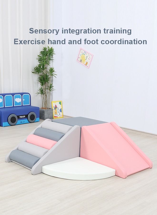 JSAITOYS Soft Multi-Functional Kids Sensory Sponge Equipment Climbing Slide Combination For Early Education Center - Image 4