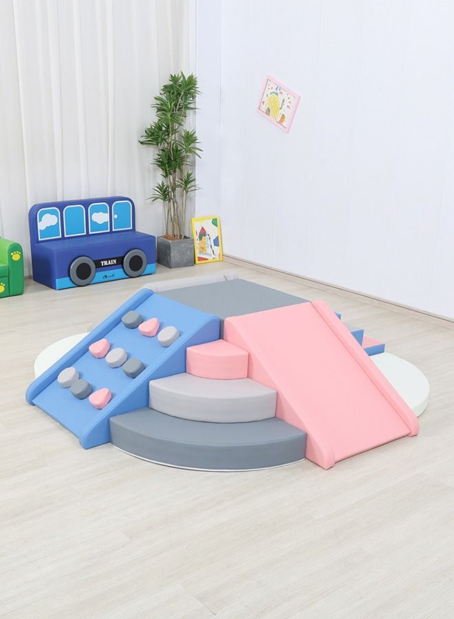 JSAITOYS Soft Multi-Functional Kids Sensory Sponge Equipment Climbing Slide Combination For Early Education Center - Image 1