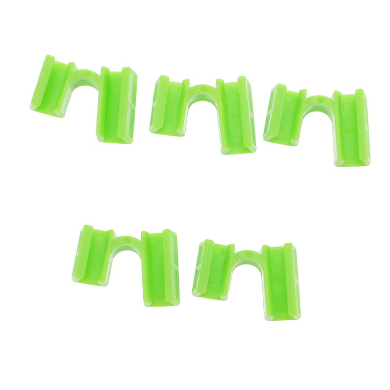Light Green Chopstick Training Clips 5 Pack Dishwasher Safe Beginner Helper - Image 2