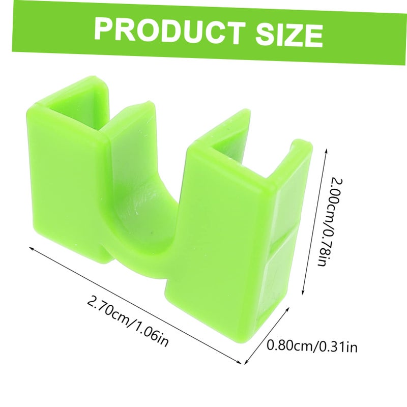 Light Green Chopstick Training Clips 5 Pack Dishwasher Safe Beginner Helper - Image 3