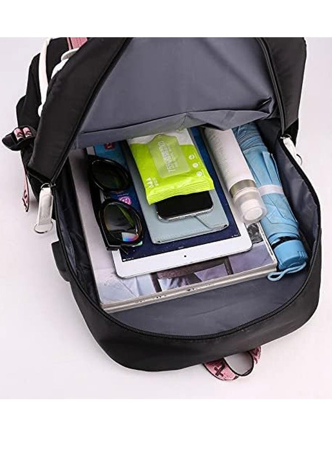 general Anime Backpack for Demon Slayer Nezuko School Bag Cartoon Large Capacity Backpack Rucksack Bookbag Suitable for Kids Girls Boys Students - Image 4