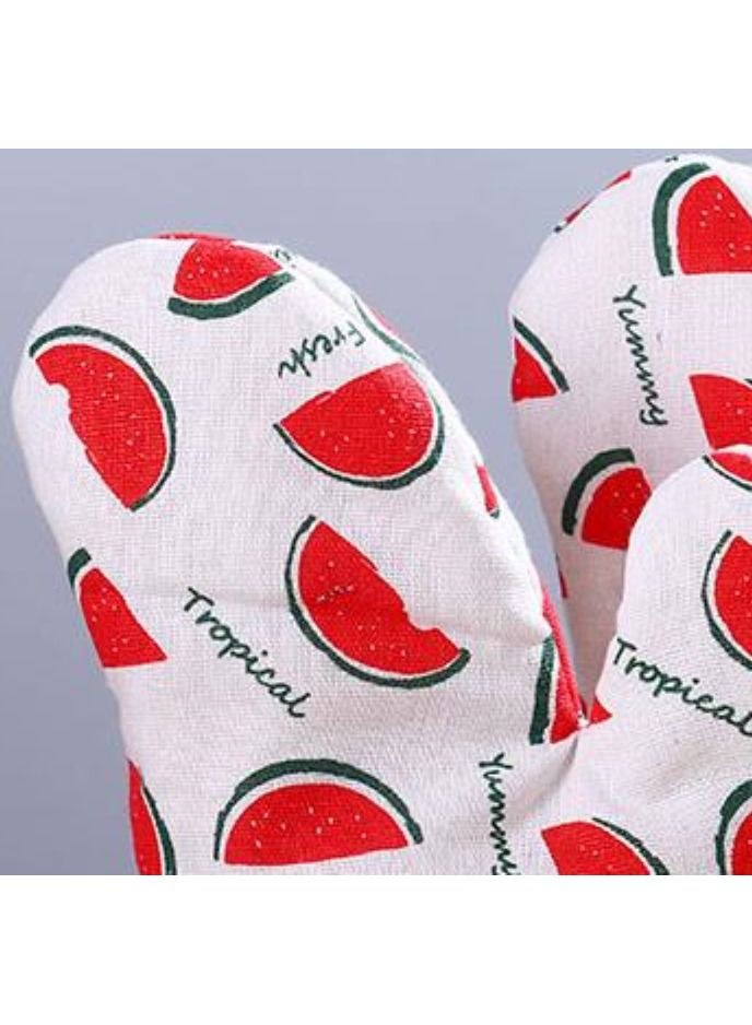 a pair home oven hand gloves  - Image 3