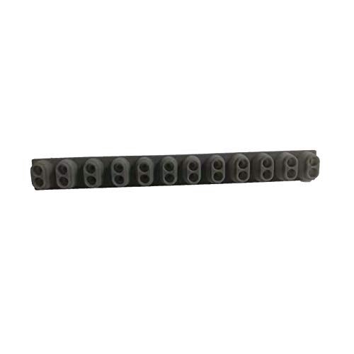 VOBRAMY Keyboard conductive Rubber. Rubber pad silicone Pads Buttons Fix, compatible with Yamaha part of PSR/KB/DGX series conductive adhesive strips (1group （12 keys）) - Image 1