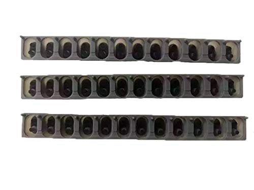 VOBRAMY Keyboard conductive Rubber. Rubber pad silicone Pads Buttons Fix, compatible with Yamaha part of PSR/KB/DGX series conductive adhesive strips (1group （12 keys）) - Image 5