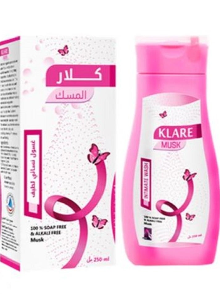 KLARE INTIMATE WASH 250ML MUSK