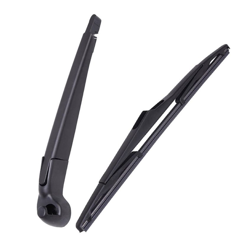 Rear Windshield Wiper Arm Wiper Blade Set for Jeep Wrangler 20072017Jeep Wrangler JK 20182018 Rear Windshield Back Wiper Arm Blade Replacement OEM Number 68002490AB