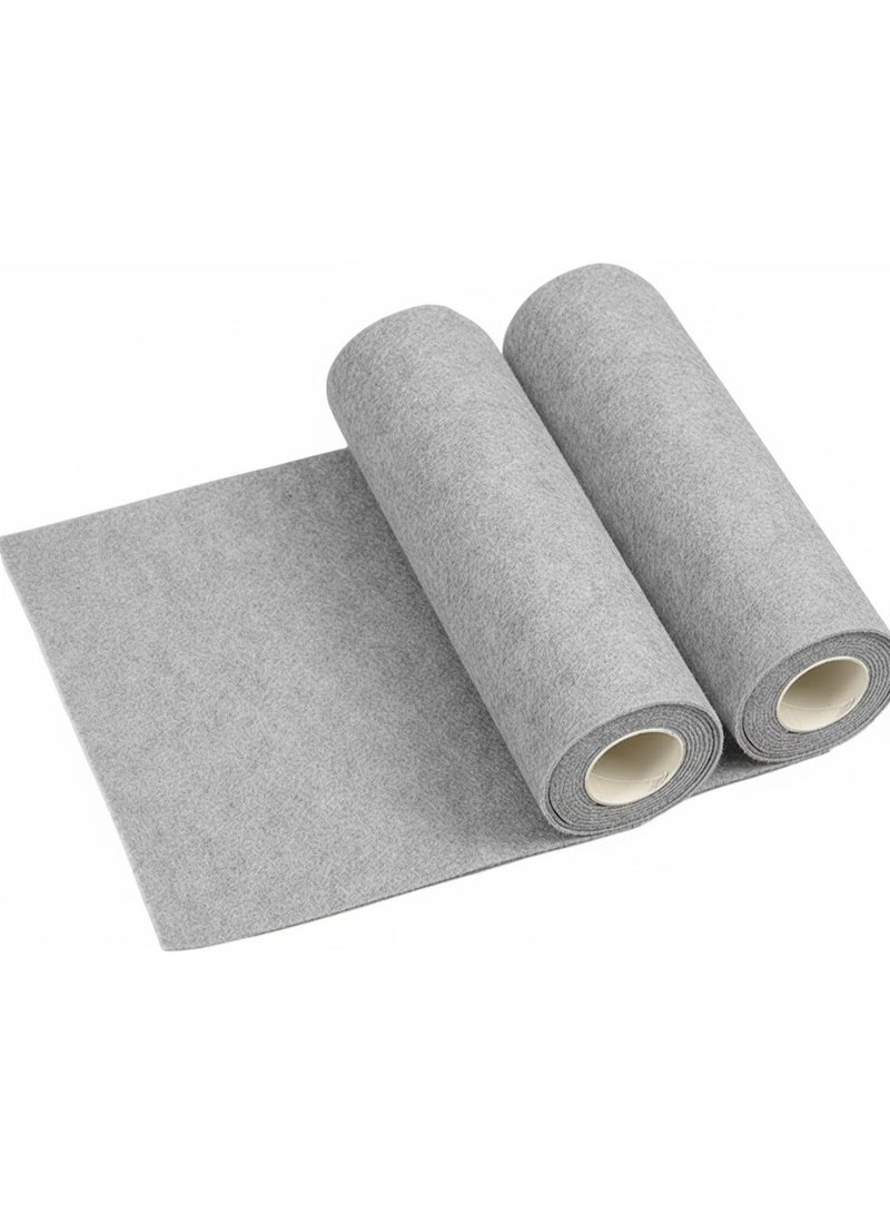 هابي هوم لفة مناديل تنظيف الأطباق من ألياف جوز الهند – 25 ورقة | عالية الامتصاص، قابلة لإعادة الاستخدام، غير لاصقة، سهلة التنظيف | 25×25 سم – رمادي - Image 2