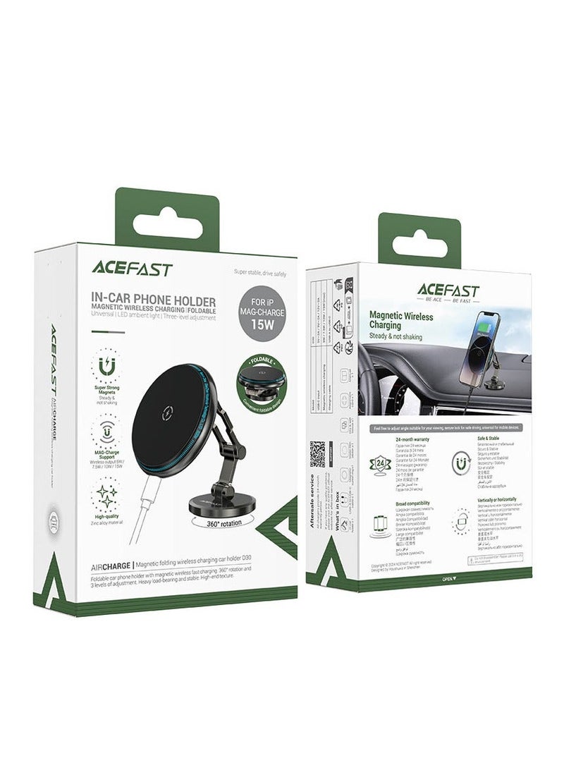 ACEFAST Fast Wireless Charger Magnetic Car Holder D30 - Image 2
