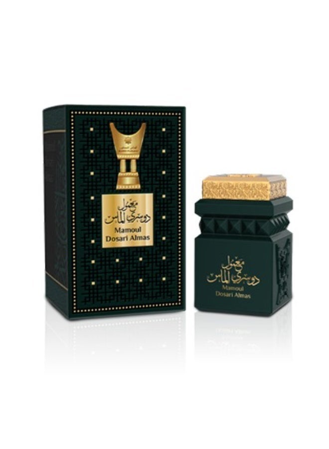 AL MAS ALMAS PERFUMES Maamoul Dosari Almas Premium Natural Incense 60g | Authentic Saudi Oud Bakhoor Daqqa with Dehn Al Oudh, Saffron & Amber | Luxury Home Fragrance for Wedding, Eid & Najdi Hospitality - Image 1