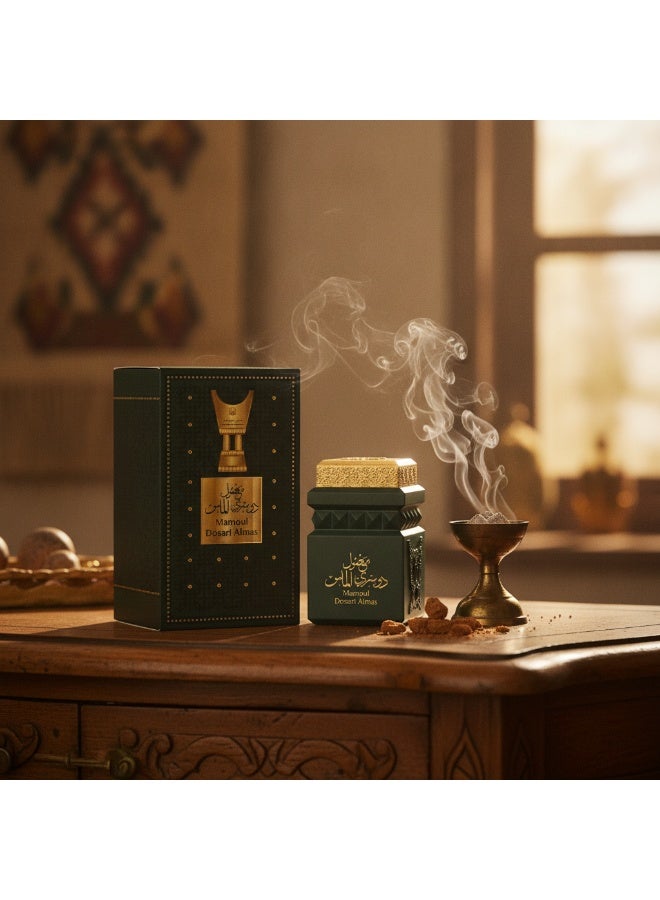 AL MAS ALMAS PERFUMES Maamoul Dosari Almas Premium Natural Incense 60g | Authentic Saudi Oud Bakhoor Daqqa with Dehn Al Oudh, Saffron & Amber | Luxury Home Fragrance for Wedding, Eid & Najdi Hospitality - Image 4